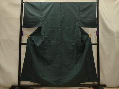 平和屋着物■男性　紬　100亀甲　総詰め　キングサイズ　正絹　逸品　AABK5978sx