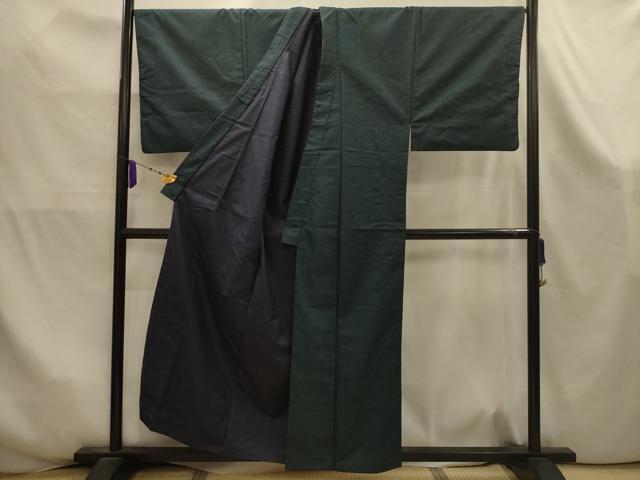 平和屋着物■男性　紬　100亀甲　総詰め　キングサイズ　正絹　逸品　AABK5978sx