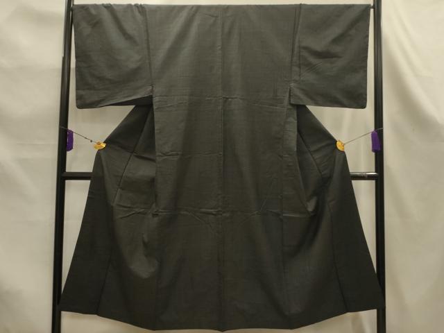 平和屋着物■本場大島紬　変わり格子　正絹　逸品　AABK5979sx