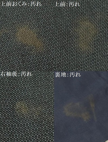 平和屋着物■男性　紬　亀甲絣　正絹　逸品　AABK5981sx