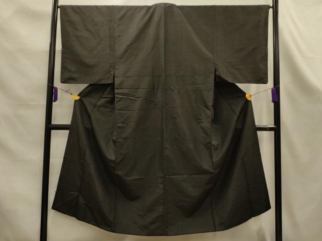 平和屋着物■男性　紬　間道　正絹　逸品　AABK5983sx
