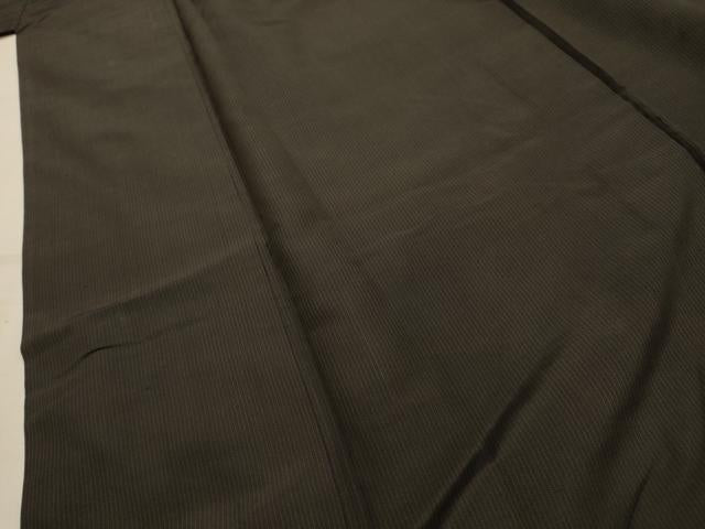 平和屋着物■男性　紬　間道　正絹　逸品　AABK5983sx