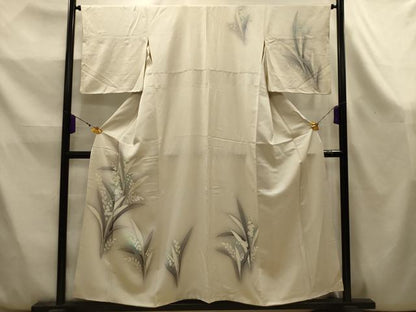 平和屋着物■訪問着　草花文　暈し染め　正絹　逸品　AABK5991sx