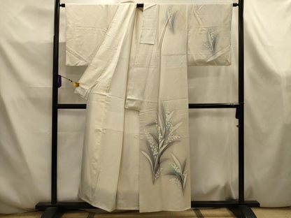 平和屋着物■訪問着　草花文　暈し染め　正絹　逸品　AABK5991sx