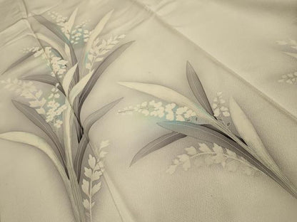 平和屋着物■訪問着　草花文　暈し染め　正絹　逸品　AABK5991sx