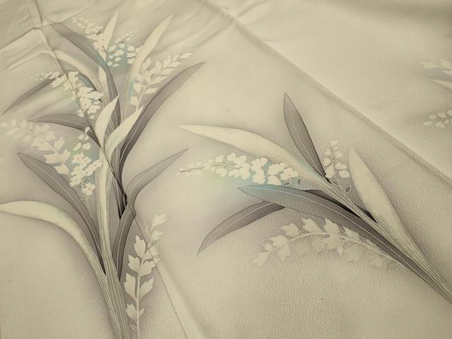 平和屋着物■訪問着　草花文　暈し染め　正絹　逸品　AABK5991sx
