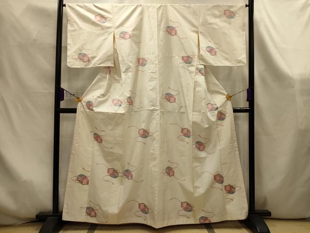 平和屋着物■本場大島紬　花文箱文　正絹　逸品　AABK6005sx