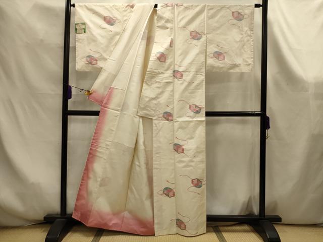 平和屋着物■本場大島紬　花文箱文　正絹　逸品　AABK6005sx