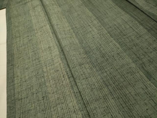 平和屋着物■上質な紬　間道　正絹　逸品　AABK6018sx