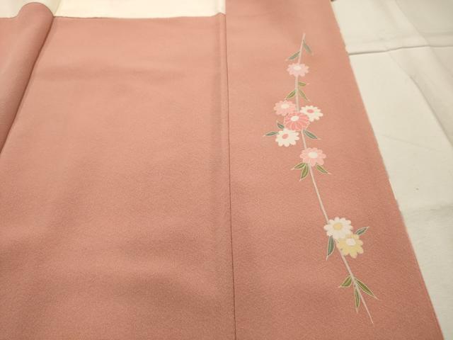 平和屋着物■訪問着　霞花文　暈し染め　金彩　正絹　逸品　AABK6024sx