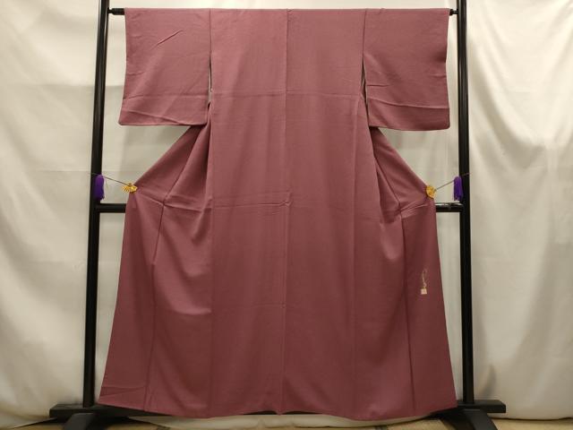平和屋着物■本草木染作家　圓啓　江戸小紋　作家物　鮫小紋柄　正絹　逸品　AABK6045sx