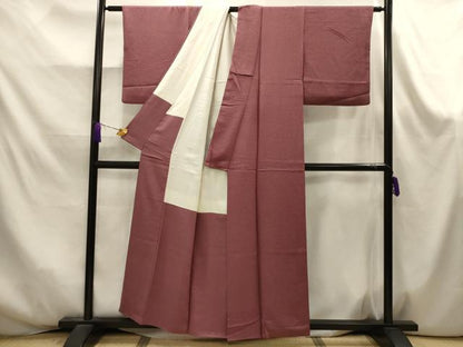 平和屋着物■本草木染作家　圓啓　江戸小紋　作家物　鮫小紋柄　正絹　逸品　AABK6045sx