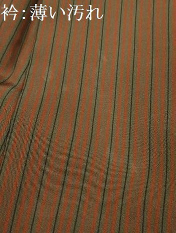平和屋着物■上質な小紋　間道　正絹　逸品　AABK6049sx