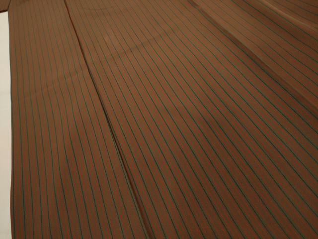 平和屋着物■上質な小紋　間道　正絹　逸品　AABK6049sx