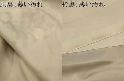 平和屋着物■訪問着　草花文　暈し染め　正絹　逸品　AABK6052sx