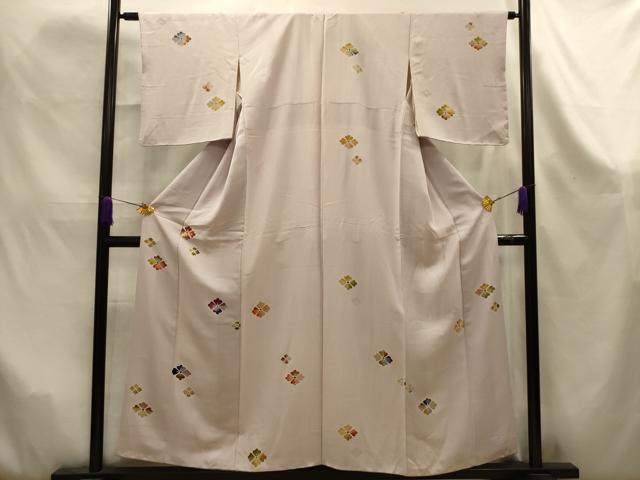 平和屋着物■上質な小紋　舞花文　暈し染め　正絹　逸品　AABK6074sx
