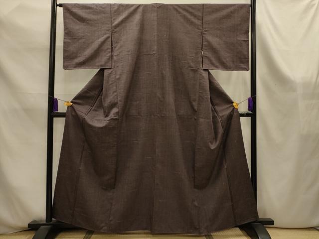 平和屋着物■上質な紬　松葉文　正絹　逸品　AABK6092sx
