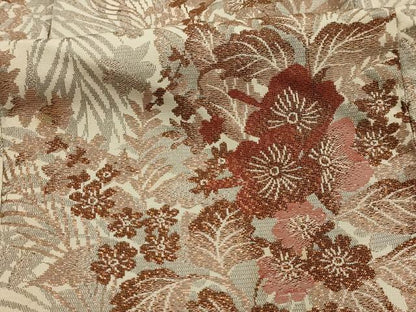 平和屋着物■上質な小紋　草花文　正絹　逸品　AABK6097sx
