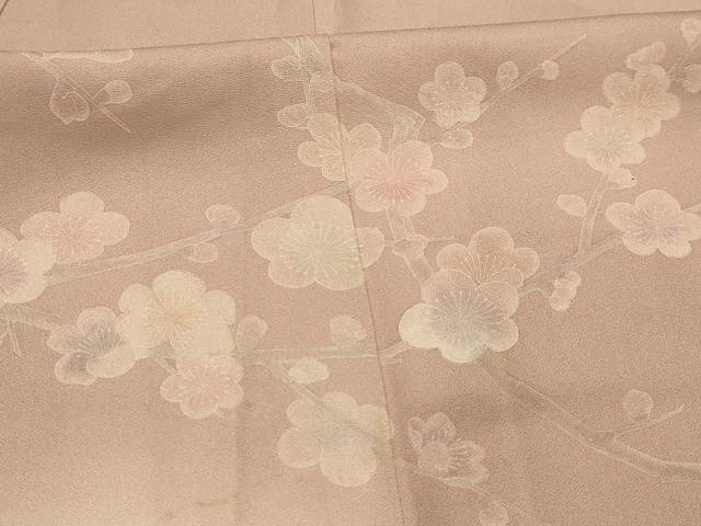 平和屋着物■訪問着　枝梅文　暈し染め　正絹　逸品　AABK6099sx