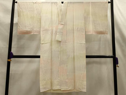 平和屋着物■長襦袢　無双仕立て　霞文　暈し染め　正絹　逸品　AABK6127sx
