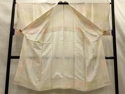 平和屋着物■長襦袢　無双仕立て　霞文　暈し染め　正絹　逸品　AABK6127sx