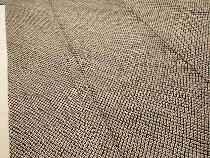 平和屋着物■大変加工の良い総絞り小紋　正絹　逸品　AABK6129sx