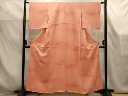 平和屋着物■上質な小紋　霞文　正絹　逸品　AABK6130sx