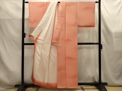 平和屋着物■上質な小紋　霞文　正絹　逸品　AABK6130sx