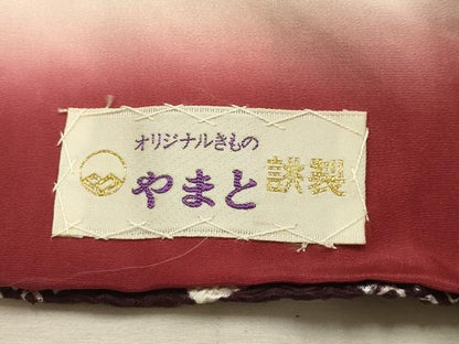 平和屋着物■大変加工の良い総絞り小紋　天井文　やまと誂製　正絹　逸品　AABK6148sx