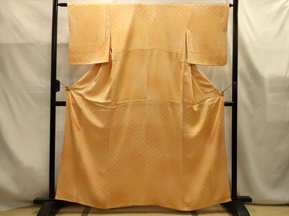 平和屋着物■上質な小紋　霞梅青海波　暈し染め　やまと誂製　正絹　逸品　AABK6151sx