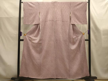 平和屋着物■大変加工の良い総絞り小紋　正絹　逸品　AABK6152sx
