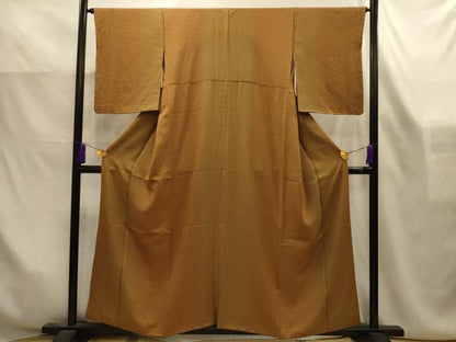 平和屋着物■上質な小紋　花間道　正絹　逸品　AABK6157sx