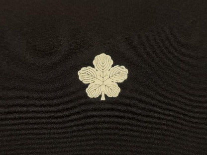 平和屋着物■豪華黒留袖　友禅　作家物　梅松文　正絹　逸品　AABK6171sx