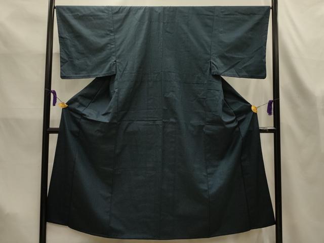 平和屋着物▽男性　単衣　紬　100亀甲　総詰め　AABK6182sx