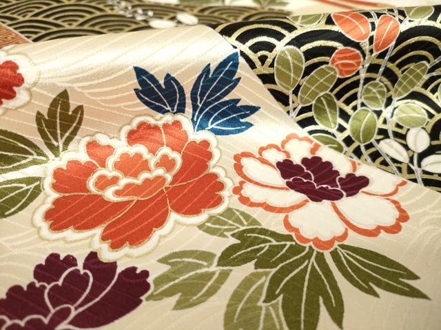 平和屋着物●豪華振袖　駒刺繍　鳳凰花文　ロング丈　正絹　逸品　AABK6209ck