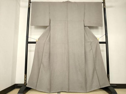 平和屋着物●伝統工芸師　服部光擴　江戸小紋　鮫小紋柄　正絹　逸品　AABK6228ck