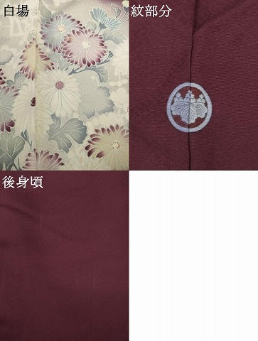 平和屋着物●豪華色留袖　草花文　暈し染め　正絹　逸品　AABK6229ck