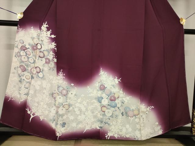 平和屋着物●豪華色留袖　草花文　暈し染め　正絹　逸品　AABK6229ck