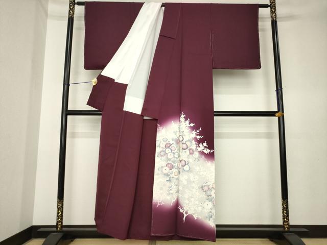 平和屋着物●豪華色留袖　草花文　暈し染め　正絹　逸品　AABK6229ck