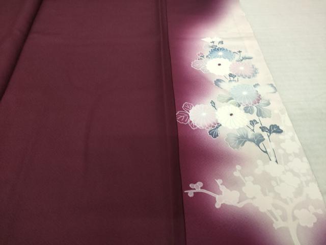平和屋着物●豪華色留袖　草花文　暈し染め　正絹　逸品　AABK6229ck
