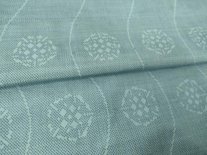 平和屋着物●本場大島紬　9マルキ　流水丸文　正絹　逸品　AABK6230ck