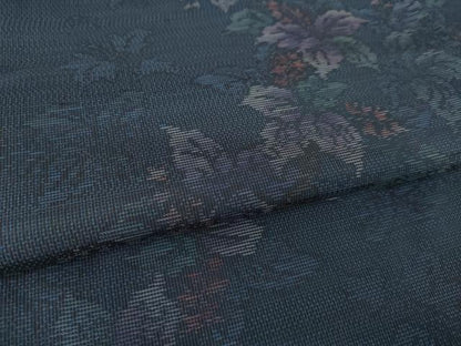 平和屋着物●本場大島紬　9マルキ　花蔦草文　さが美扱い　正絹　逸品　AABK6238ck