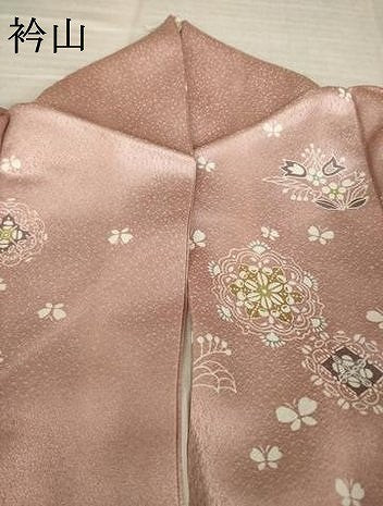 平和屋着物●上質な小紋　飾花文　正絹　逸品　AABK6239ck