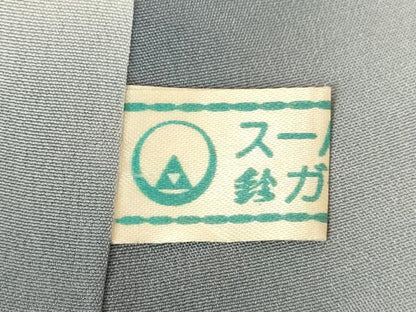 平和屋着物●訪問着　駒刺繍　扇面吉祥花文　暈し染め　金彩　鈴乃屋扱い　正絹　逸品　AABK6249ck