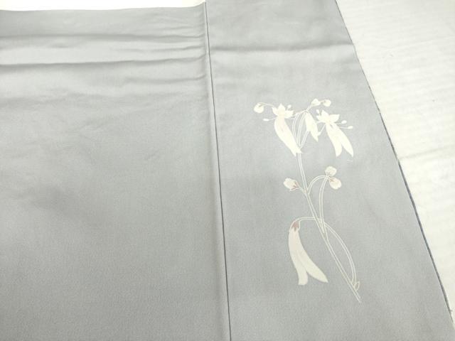 平和屋着物●訪問着　総手刺繍　草花文　暈し染め　正絹　逸品　AABK6256ck