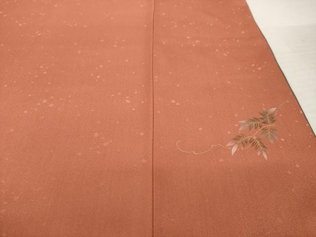 平和屋着物●訪問着　藤花房　暈し染め　金彩　銀通し地　正絹　逸品　AABK6263ck