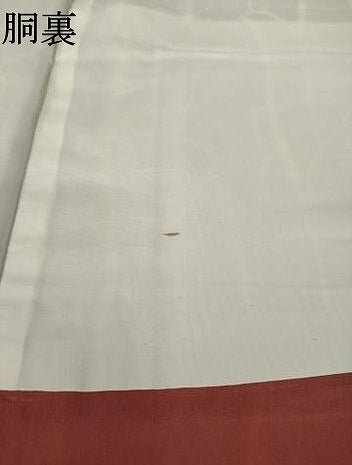 平和屋着物●上質な小紋　枝花文　正絹　逸品　AABK6278ck