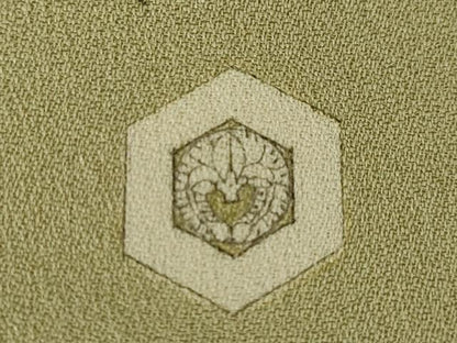 平和屋着物●人間国宝　福田喜三郎　色留袖　刺繍　枝葉文　暈し染め　金彩　正絹　逸品　AABK6284ck