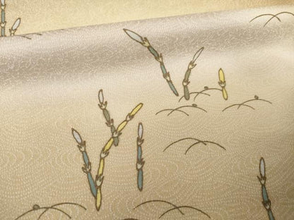平和屋着物●洗える最高級着物　＜英＞はなぶさ謹製　訪問着　つくし　暈し染め　洗える着物　AABK6287ck