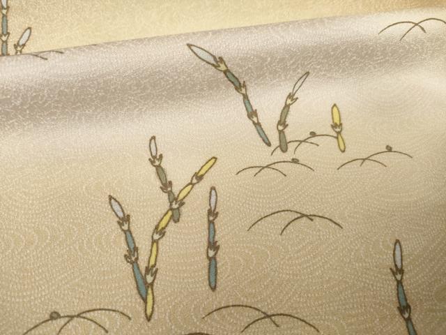 平和屋着物●洗える最高級着物　＜英＞はなぶさ謹製　訪問着　つくし　暈し染め　洗える着物　AABK6287ck